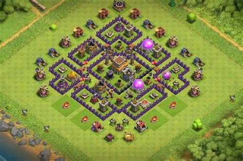 部落冲突怎么破比较分散的阵,核心分散对称阵