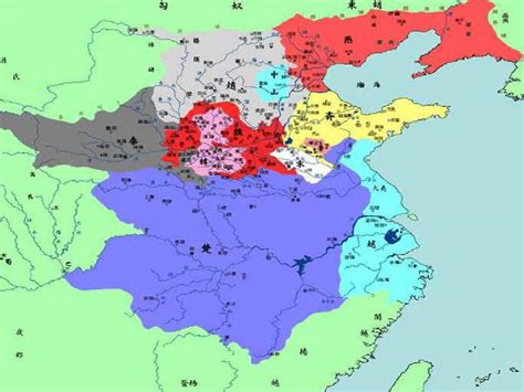 邯郸方特国色春秋,春秋地图