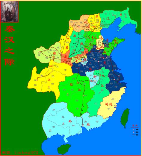 邯郸方特国色春秋,春秋地图