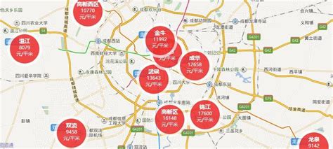 成都20173月房价地图,成都楼市房价情况如何