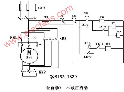 星三角启动原理图,6张图诠释带星三角启动的正反转电路