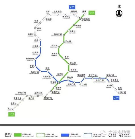 大连地铁2号线怎么收费,地铁5号线车站规划