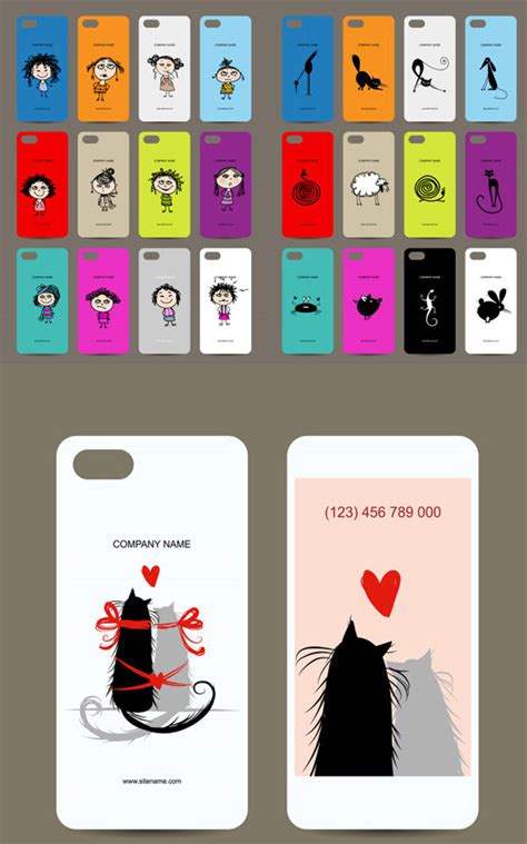 手机壳图片素材 手绘 情侣手机壳图片素材