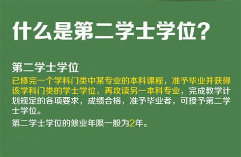 相关专业第二学士学位什么意思,第二学士学位俗称二专业