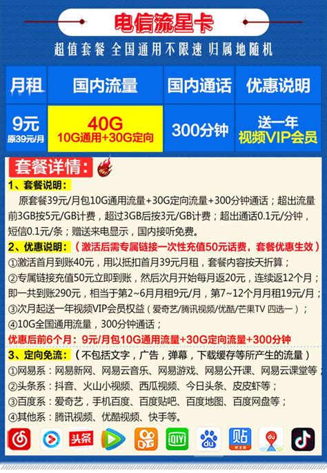 中国电信月租19元200g流量 月租19元200G流量不限速